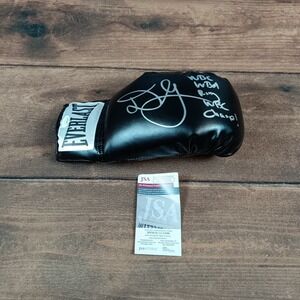 Everlast Boxing Glove Danny Garcia Signed Black JSA COA